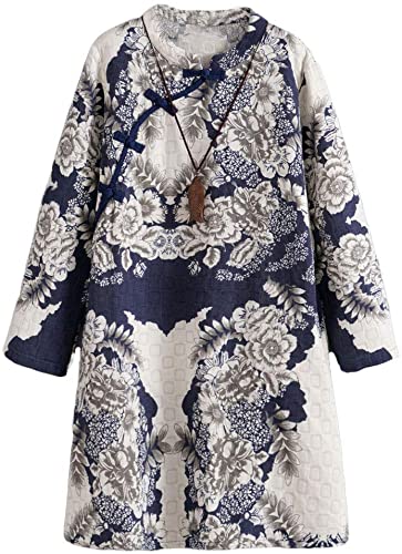 Women plus size ethnic print clothing