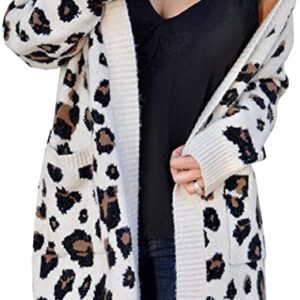 Womens plus size print cardigan