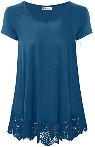 Blue plus size top