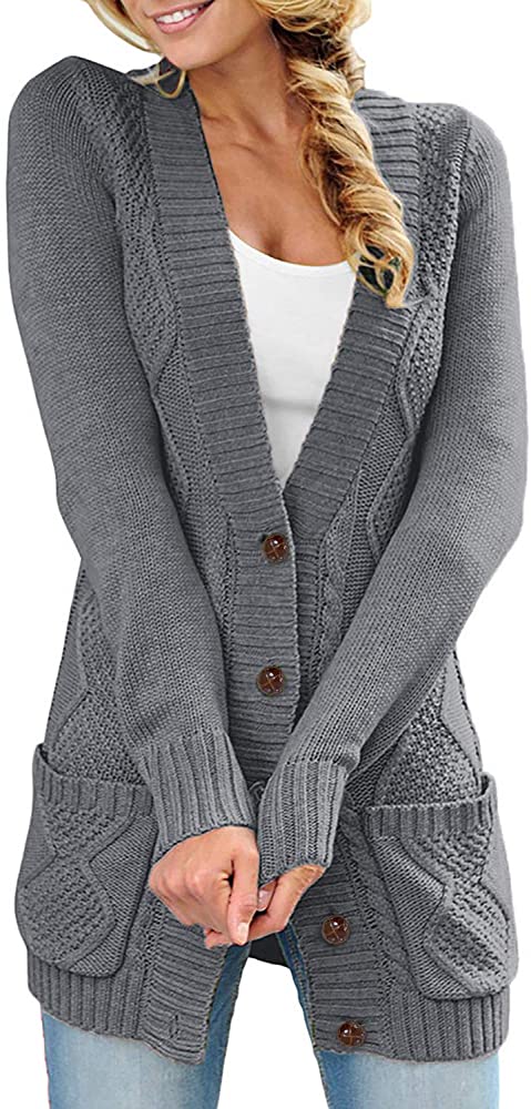 Ladies grey plus size sweater