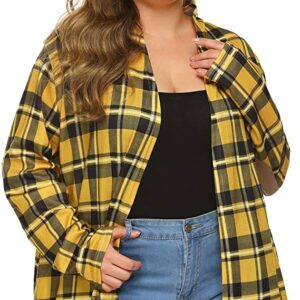 Autumn plus size jacket with open front design