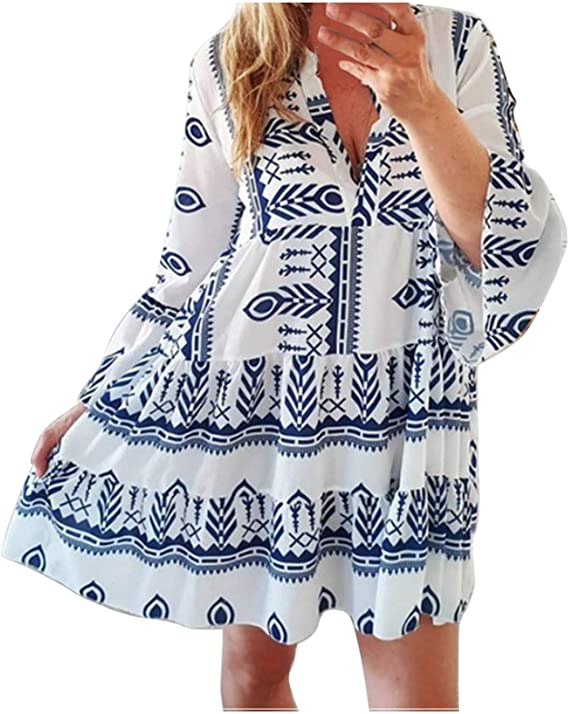 Bohemian plus size clothing